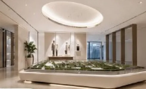 宁波商业空间设计-售楼展厅空间实景